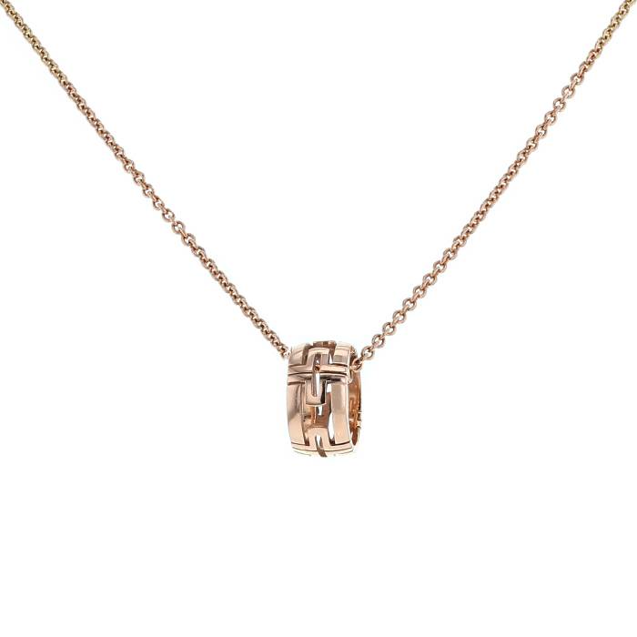[⭐Veyra]PARENTESI NECKLACE PINK GOLD