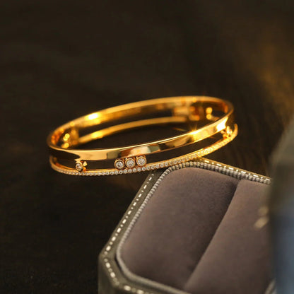 [⭐Veyra]Move Romane Diamond Bangle Bracelet