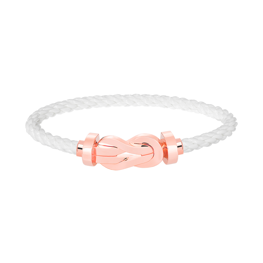 [⭐Veyra]CHANCE LARGE 8 FIGURE BUCKLE NO DIAMOND BRACELET ROSE GOLD