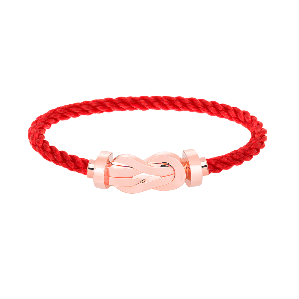 [⭐Veyra]CHANCE LARGE 8 FIGURE BUCKLE NO DIAMOND BRACELET ROSE GOLD