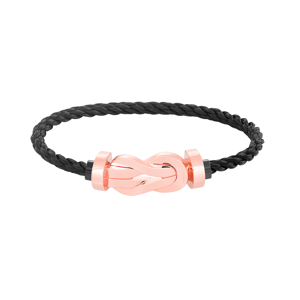 [⭐Veyra]CHANCE LARGE 8 FIGURE BUCKLE NO DIAMOND BRACELET ROSE GOLD