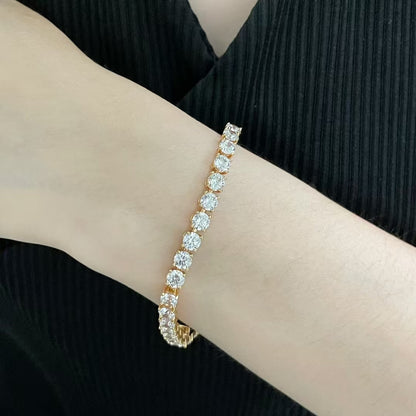 [⭐Veyra jewelrys]TENNIS BRACELET WITH FULL DIAMOND SETTING