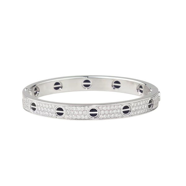 [⭐Veyra]LOVE BRACELET 6.1MM DIAMOND-PAVED CERAMIC