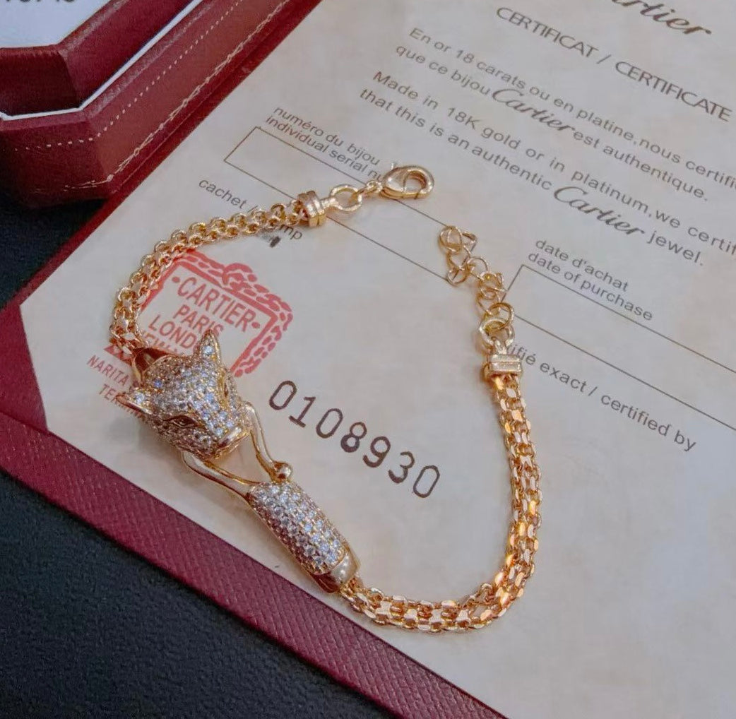 [⭐Veyra Jewelry] PANTHERE  BRACELET DIAMONDS