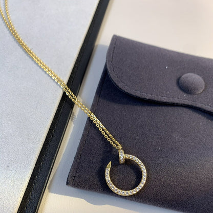 [⭐Veyra]JUSTE NECKLACE GOLD DIAMONDS