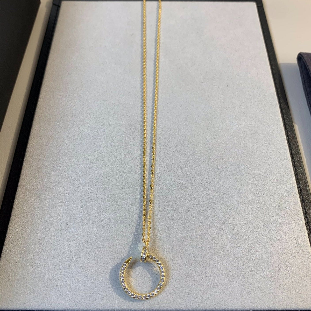 [⭐Veyra]JUSTE NECKLACE GOLD DIAMONDS