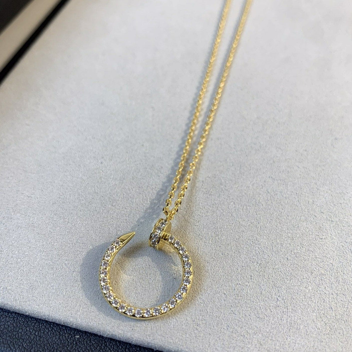[⭐Veyra]JUSTE NECKLACE GOLD DIAMONDS