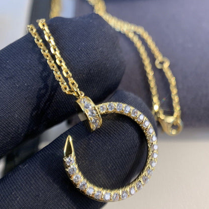 [⭐Veyra]JUSTE NECKLACE GOLD DIAMONDS