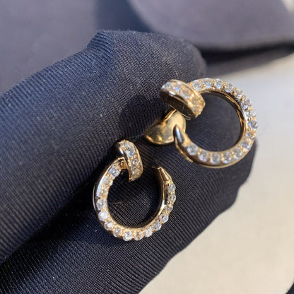 [⭐Veyra]JUSTE EARRINGS GOLD DIAMONDS