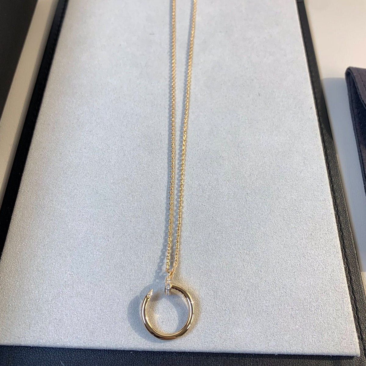 [⭐Veyra]JUSTE NECKLACE PINK GOLD