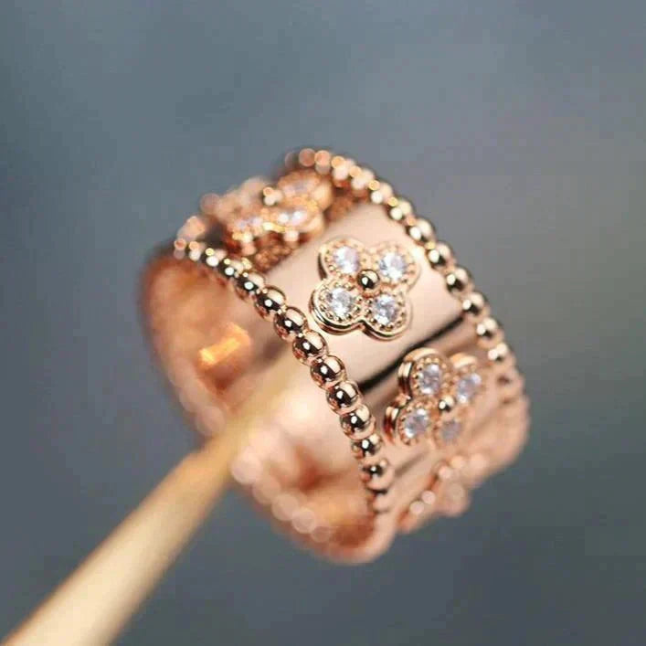 [⭐Veyra]CLOVER KALEIDOSCOPE RING 10MM