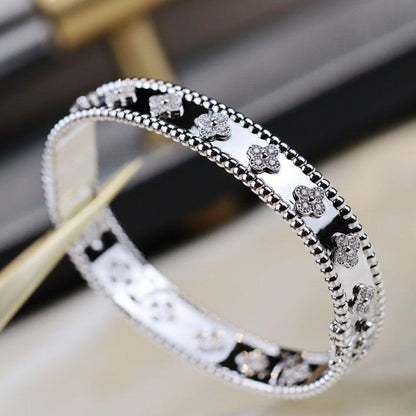 [⭐Veyra]CLOVER BRACELET 8MM DIAMONDS