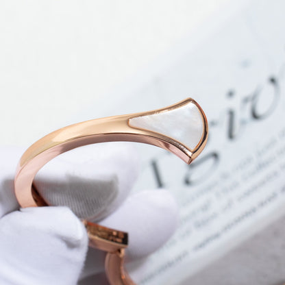 [⭐Veyra]DREAM BRACELET OPEN PINK GOLD MOP