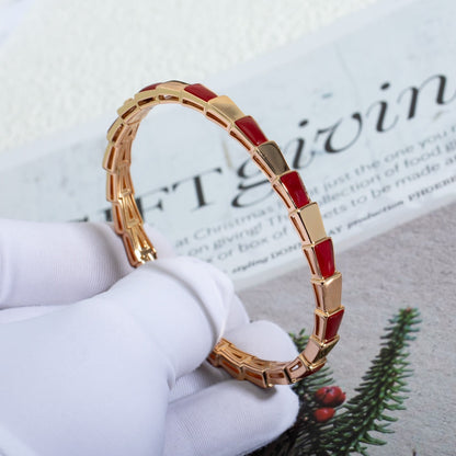 [⭐Veyra]SERPENTI BRACELET PINK GOLD RUBELLITE