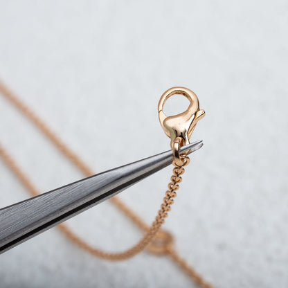 [⭐Veyra]PARENTESI NECKLACE PINK GOLD