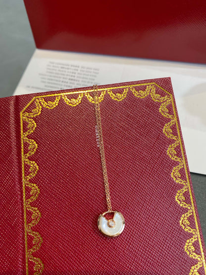 [⭐Veyra]AMULETTE ROSE GOLD MOP NECKLACE