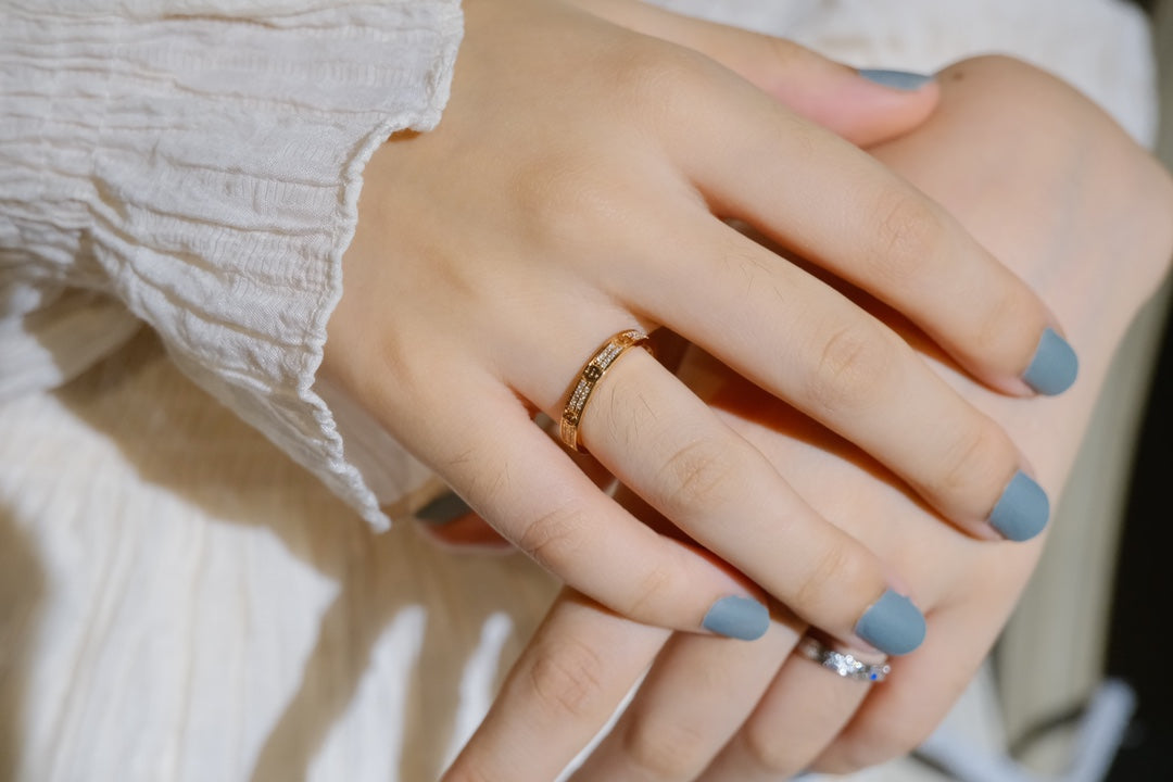 [⭐Veyra]LOVE RING 2.65MM DIAMOND