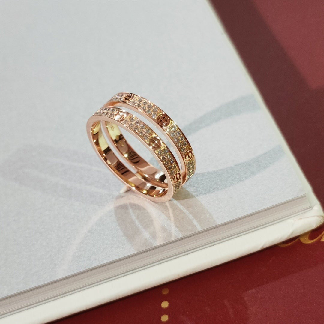 [⭐Veyra]LOVE RING 2.65MM DIAMOND