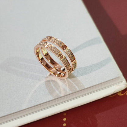[⭐Veyra]LOVE RING 2.65MM DIAMOND