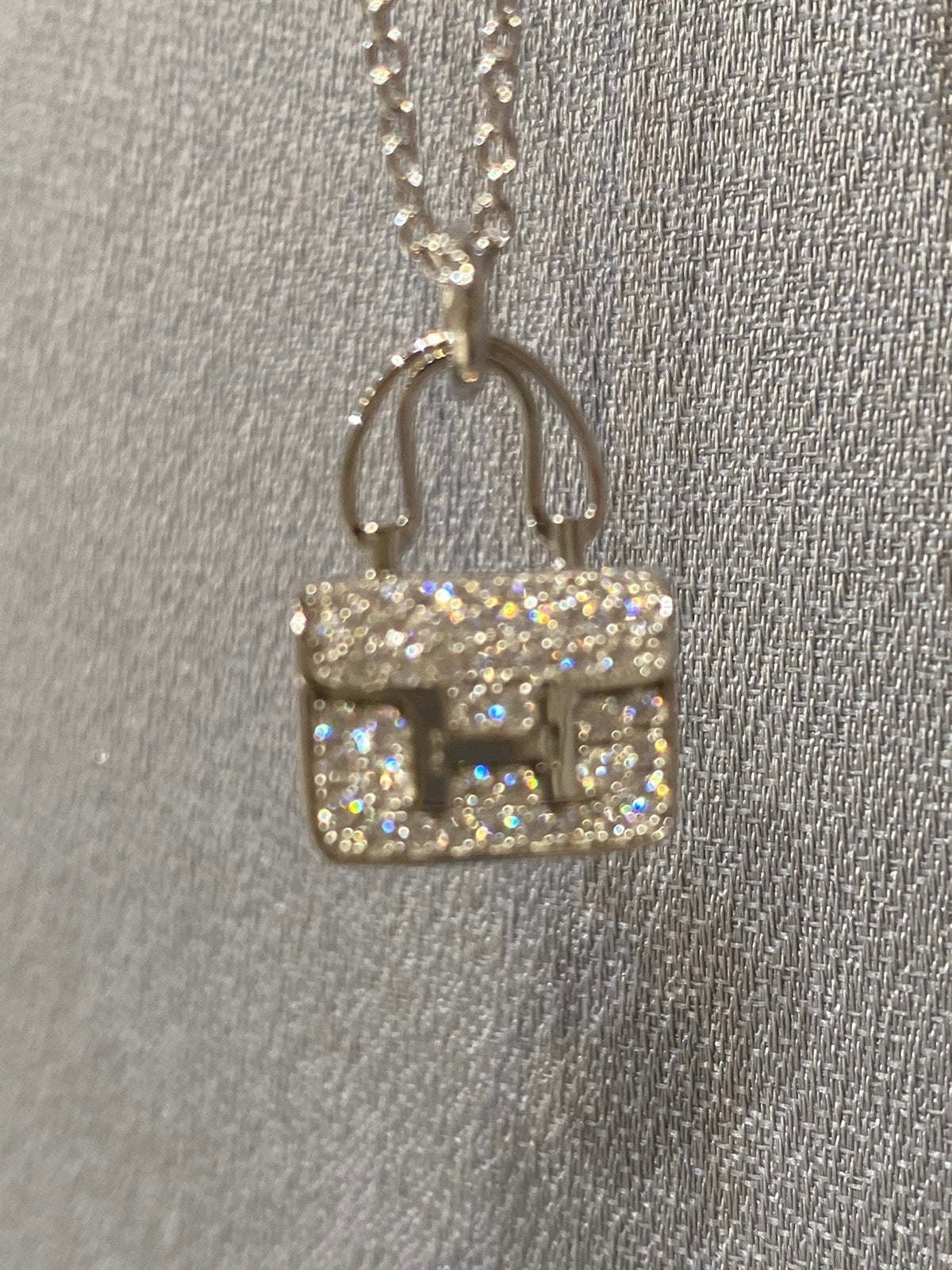 [⭐Veyra]CONSTANCE PEDANT DIAMOND NECKLACE