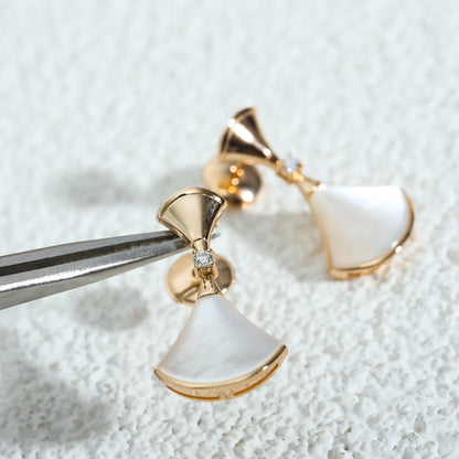 [⭐Veyra]DREAM MOP PINK GOLD EARRINGS