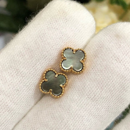 [⭐Veyra]CLOVER MINI GOLD EARRINGS