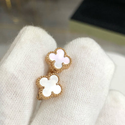 [⭐Veyra]CLOVER MINI GOLD EARRINGS