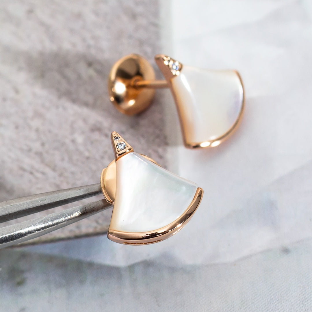 [⭐Veyra]DIVAS DREAM EARRINGS PINK GOLD