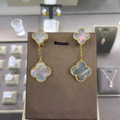 [⭐Veyra]CLOVER 2 MOTIFS  EARRINGS (MULTIPLE CHOICESC