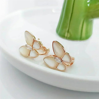 [⭐Veyra]BUTTERFLY MOP DIAMOND EARRINGS