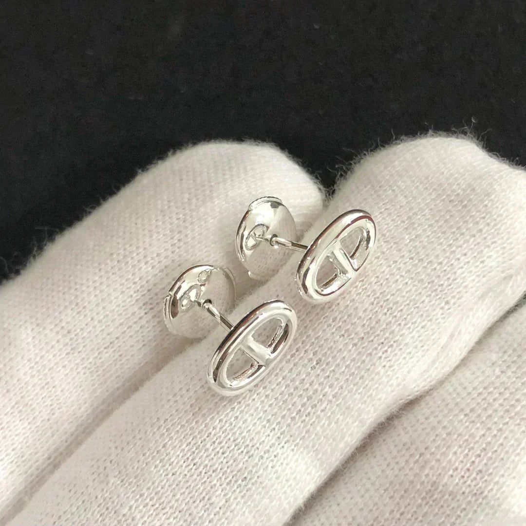 [⭐Veyra]CHAINE SMALL EARRINGS GOLD AND SILVER