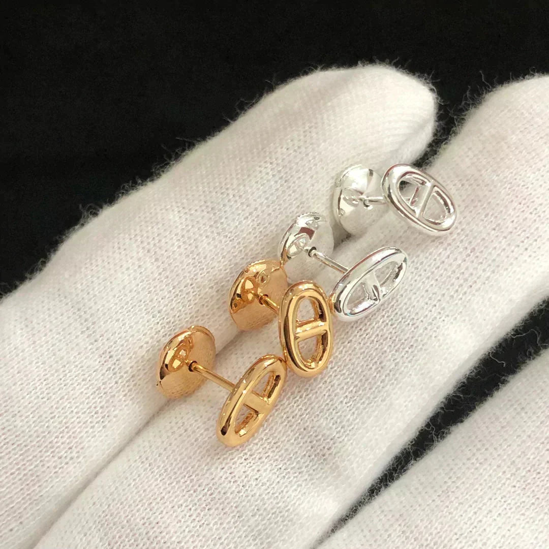 [⭐Veyra]CHAINE SMALL EARRINGS GOLD AND SILVER