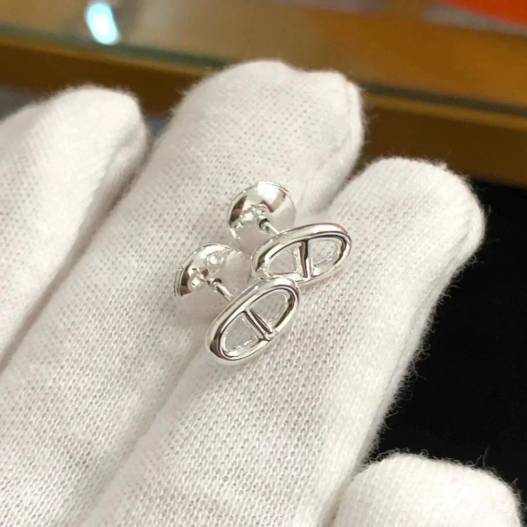 [⭐Veyra]CHAINE SMALL EARRINGS GOLD AND SILVER