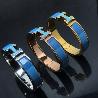 [⭐Veyra]H BRACELET BLUE RAINBOW CERAMIC