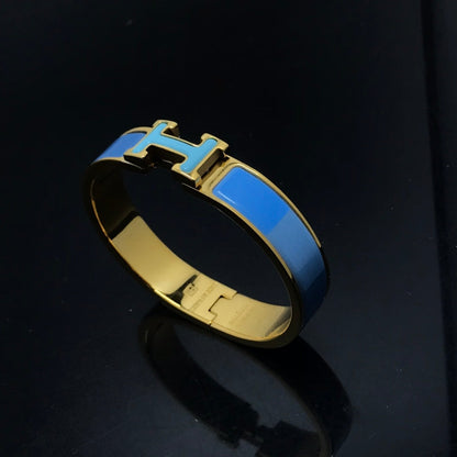 [⭐Veyra]H BRACELET BLUE RAINBOW CERAMIC