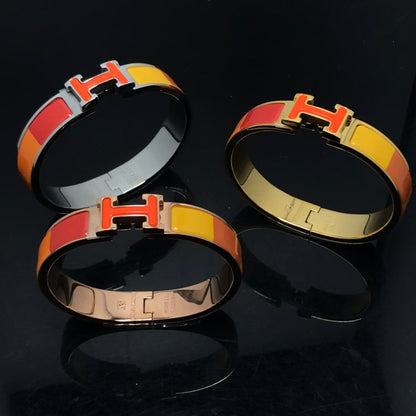 [⭐Veyra]H BRACELET ORANGE RAINBOW CERAMIC