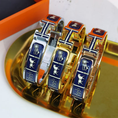 [⭐Veyra]H COUVERTURES DARK BLUE BRACELET