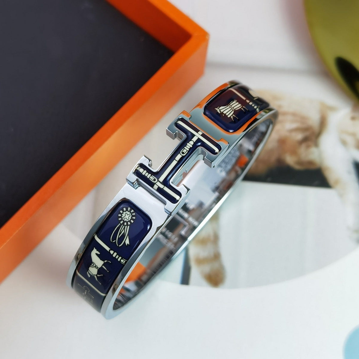 [⭐Veyra]H COUVERTURES DARK BLUE BRACELET