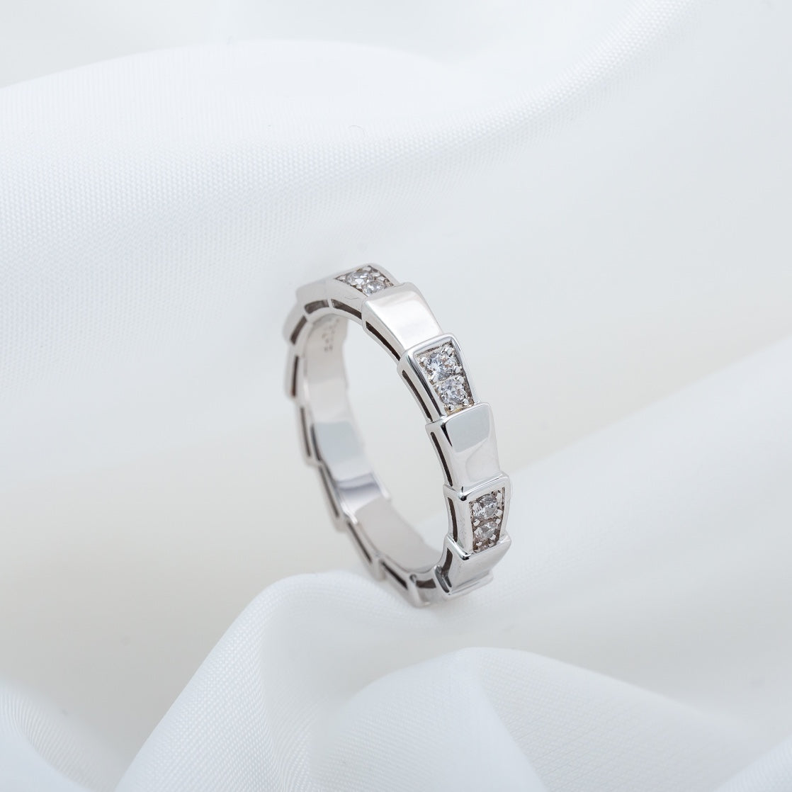 [⭐Veyra]SERPENTI RING SILVER  3MM