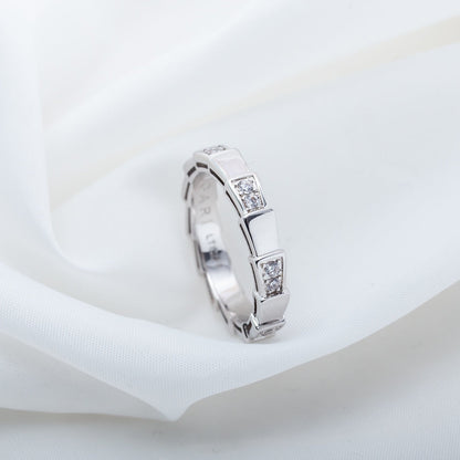 [⭐Veyra]SERPENTI RING SILVER  3MM