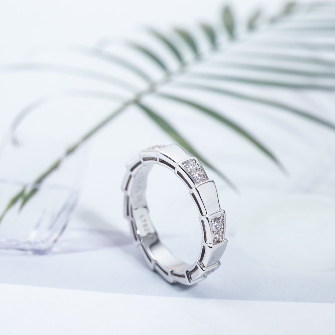 [⭐Veyra]SERPENTI RING SILVER  3MM