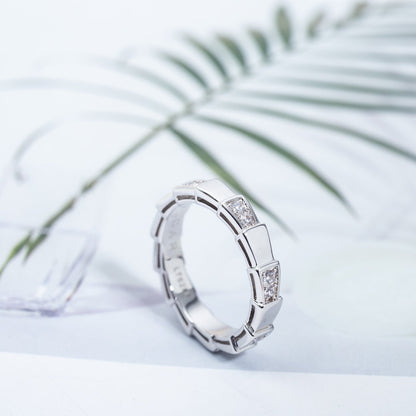 [⭐Veyra]SERPENTI RING SILVER  3MM
