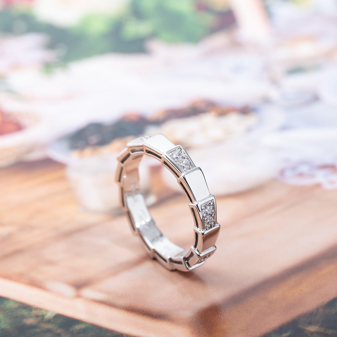 [⭐Veyra]SERPENTI RING SILVER  3MM
