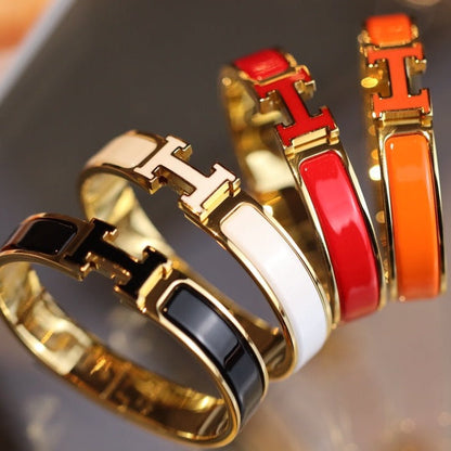 [⭐Veyra]H BRACELET 12MM GOLD