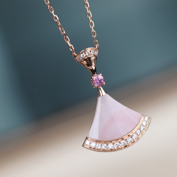 [⭐Veyra]DREAM NECKLACE PINK MOP DIAMOND