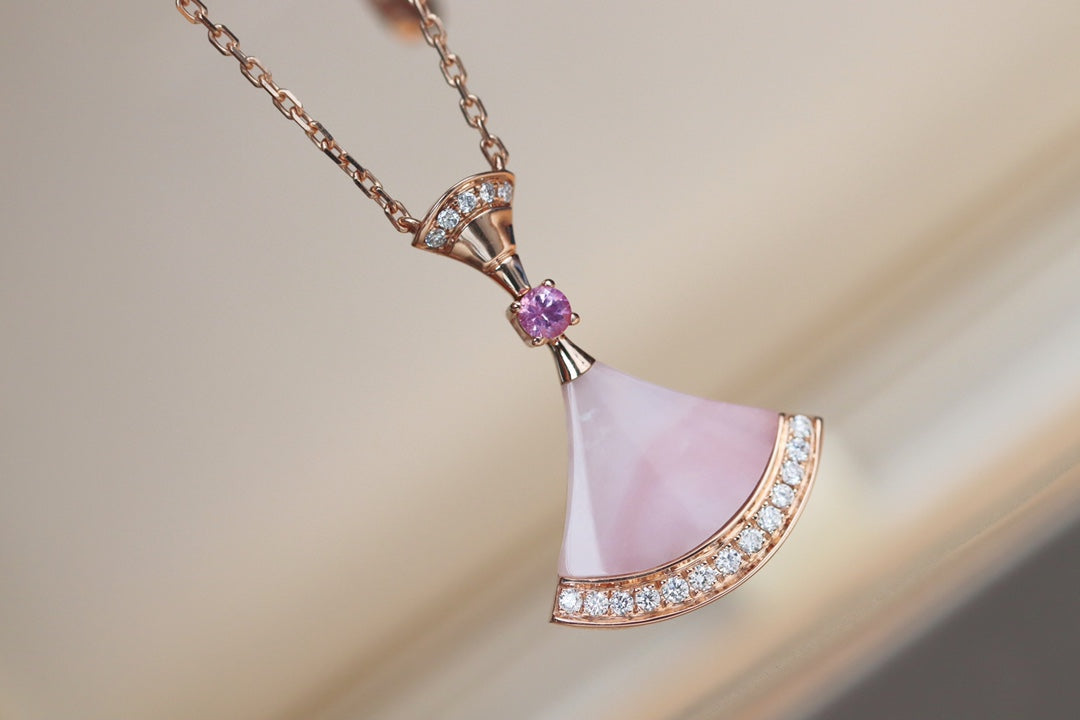 [⭐Veyra]DREAM NECKLACE PINK MOP DIAMOND