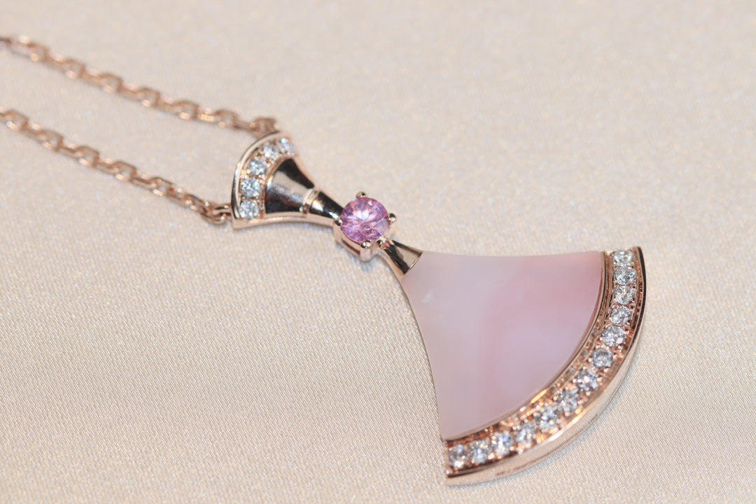 [⭐Veyra]DREAM NECKLACE PINK MOP DIAMOND