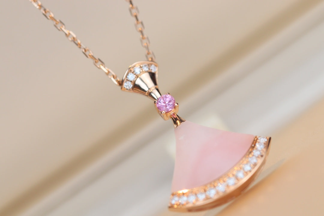 [⭐Veyra]DREAM NECKLACE PINK MOP DIAMOND