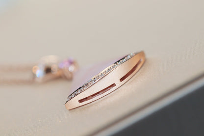 [⭐Veyra]DREAM NECKLACE PINK MOP DIAMOND