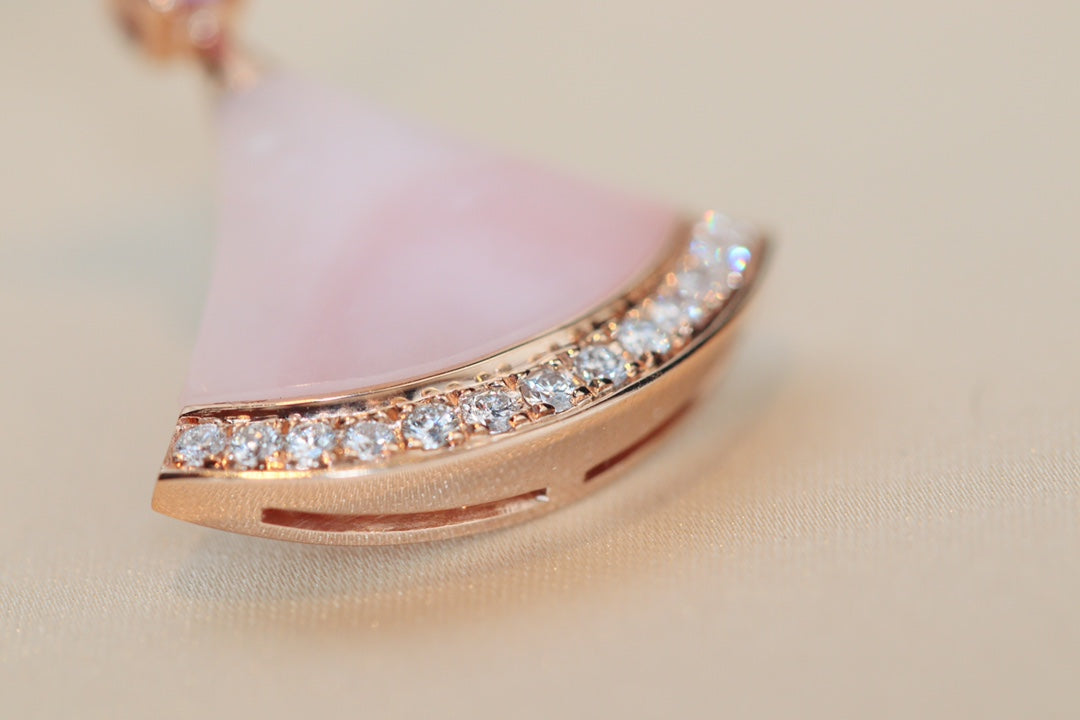 [⭐Veyra]DREAM NECKLACE PINK MOP DIAMOND